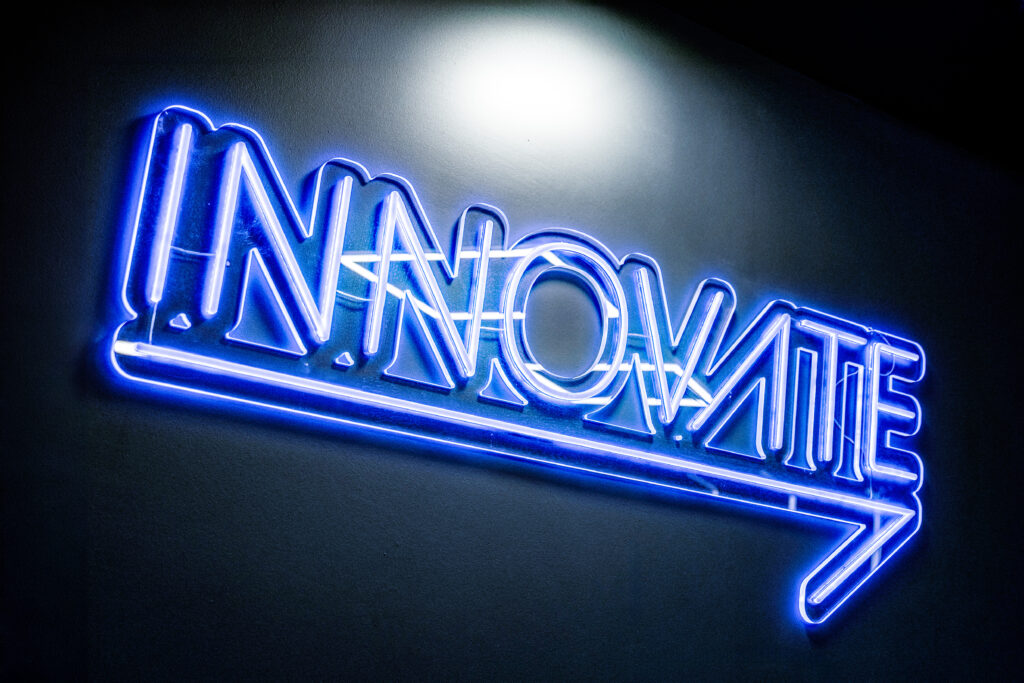 innovate neon sign